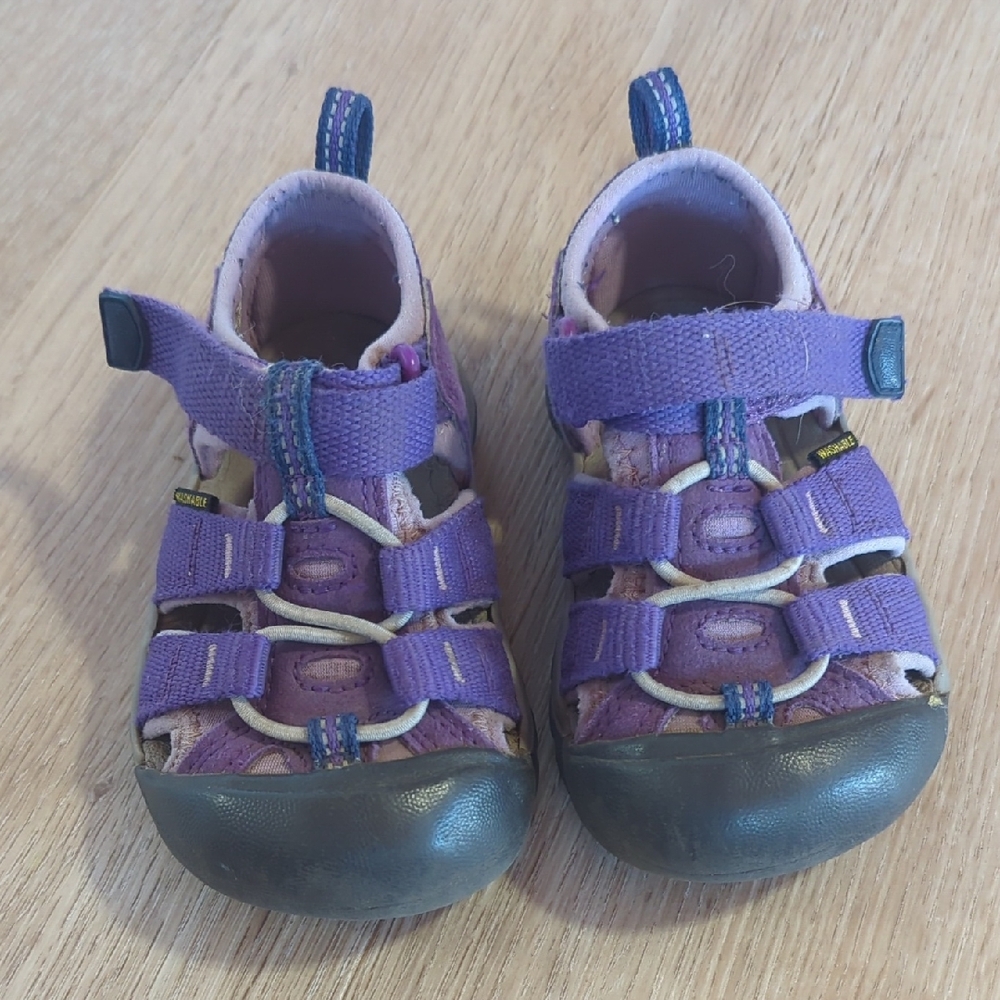 Kids Purple Outdoor Keen Sandals